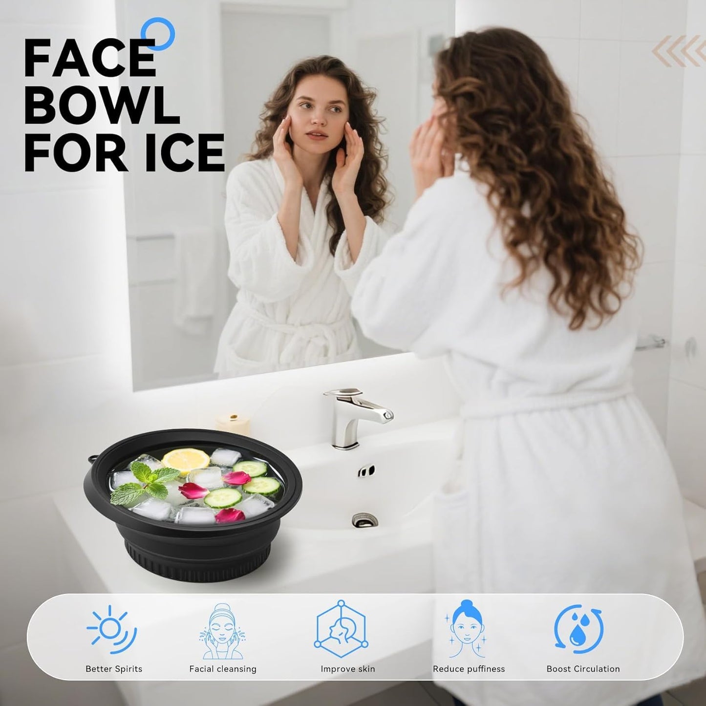 Foldable Ice Facial Bowl