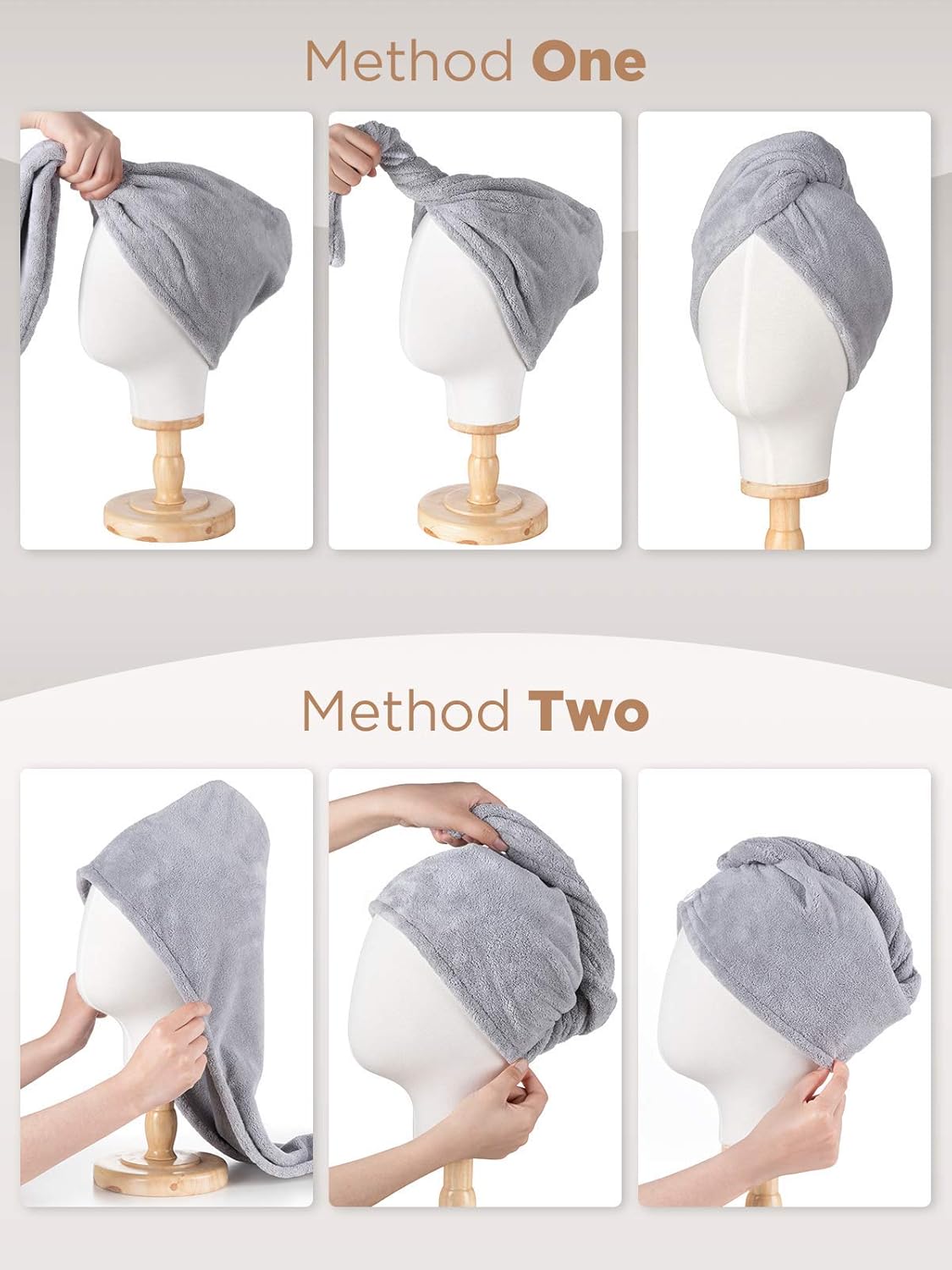 Microfiber Hair Wrap Towel