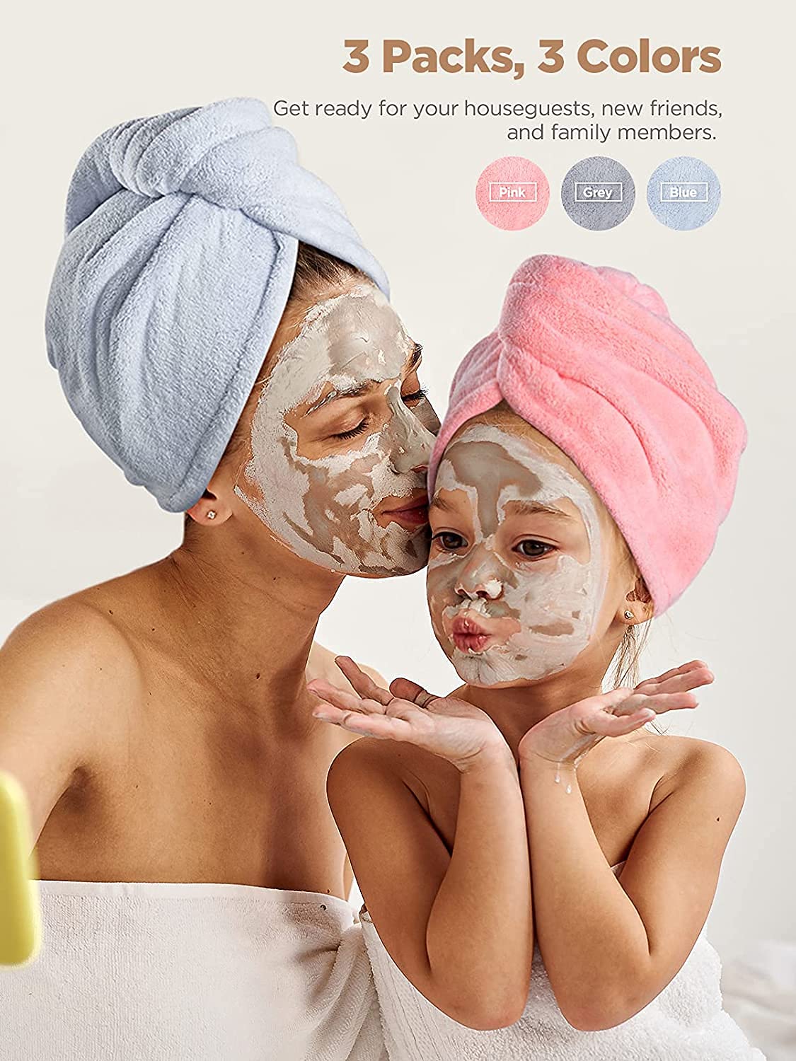 Microfiber Hair Wrap Towel