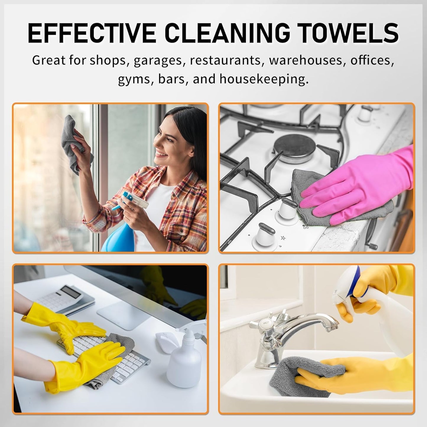 Microfiber Cleanning Kitchen Cloth Roll