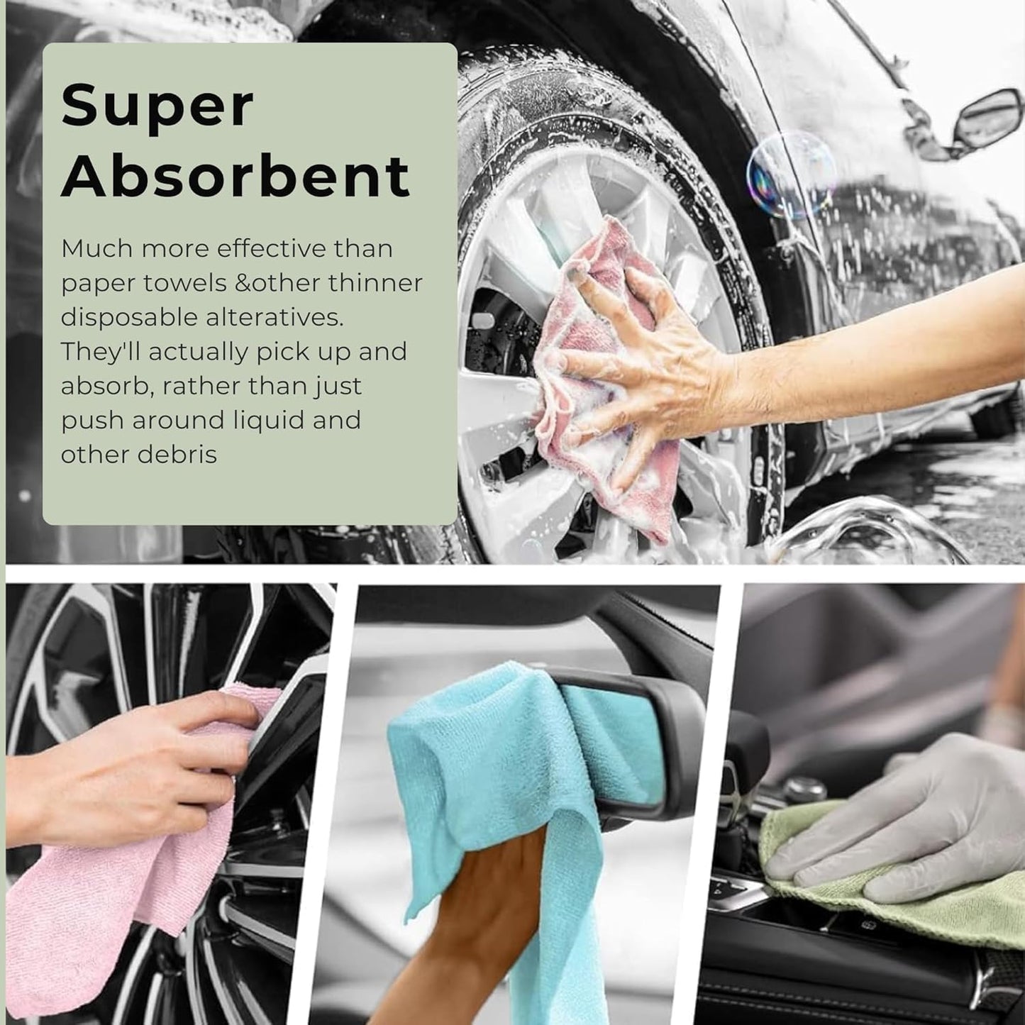 Microfiber Cleanning Kitchen Cloth Roll