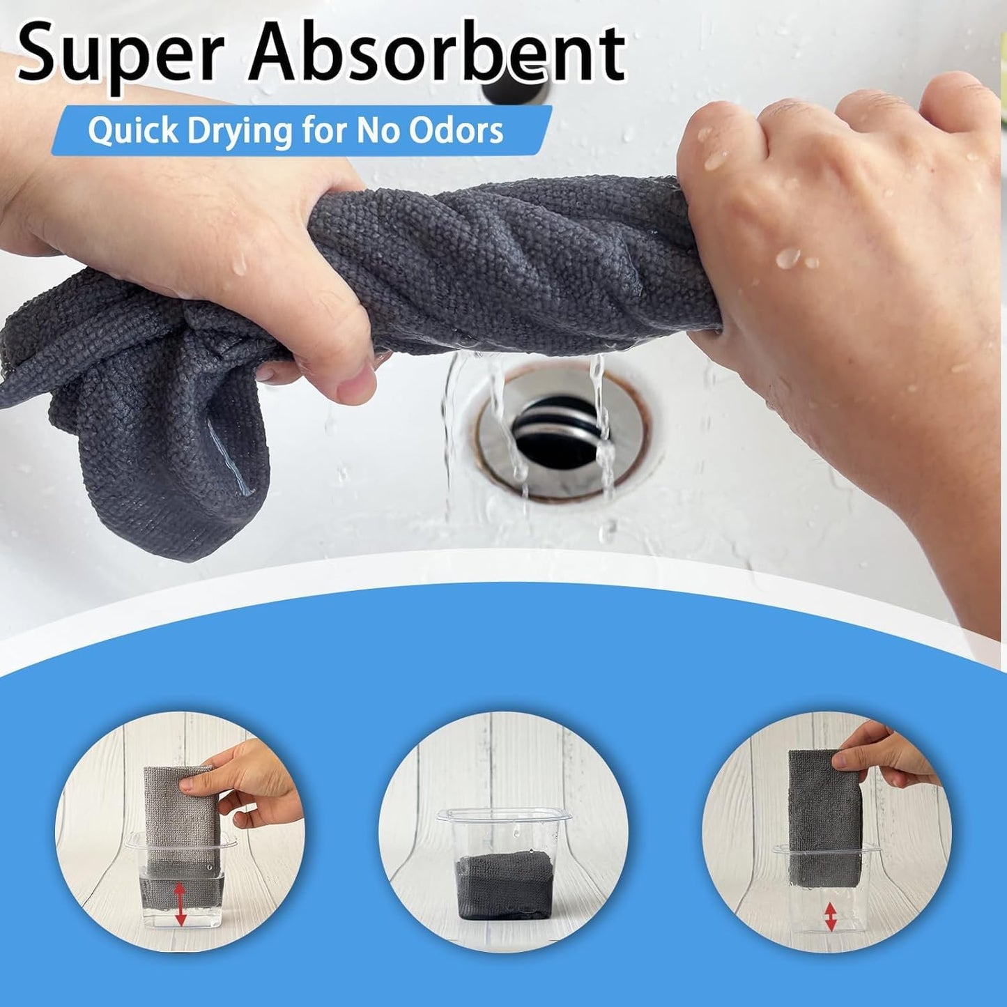Microfiber Cleanning Kitchen Cloth Roll