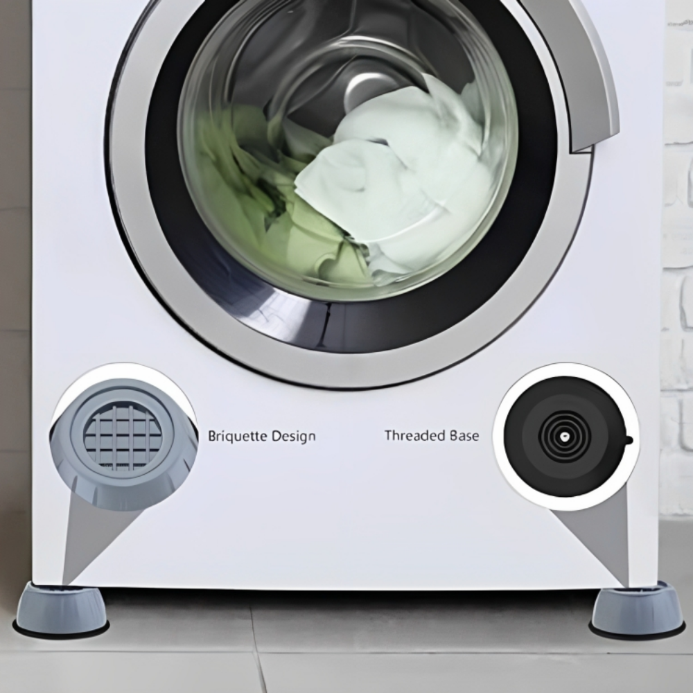 Anti-Vibration Washing Machine Pads - Pack of 4 Pieces
