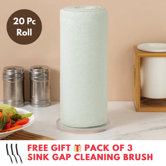 Microfiber Cleanning Kitchen Cloth Roll