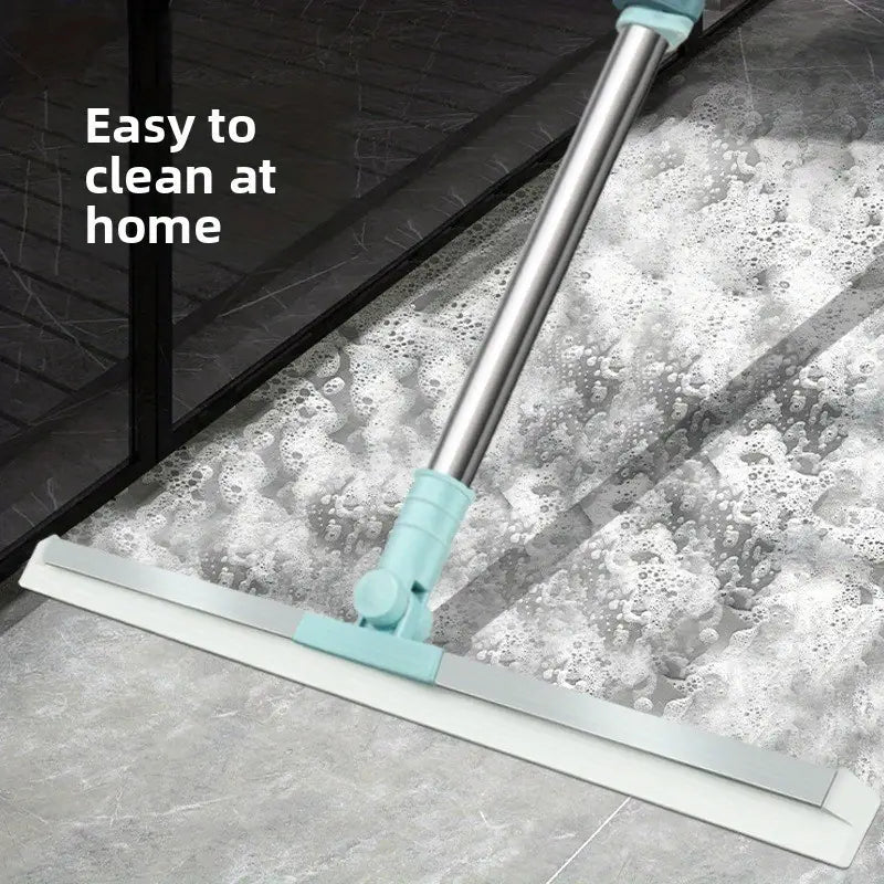 siffey Silicon Magic Broom Floor Wiper Long Handle 180° Rotate